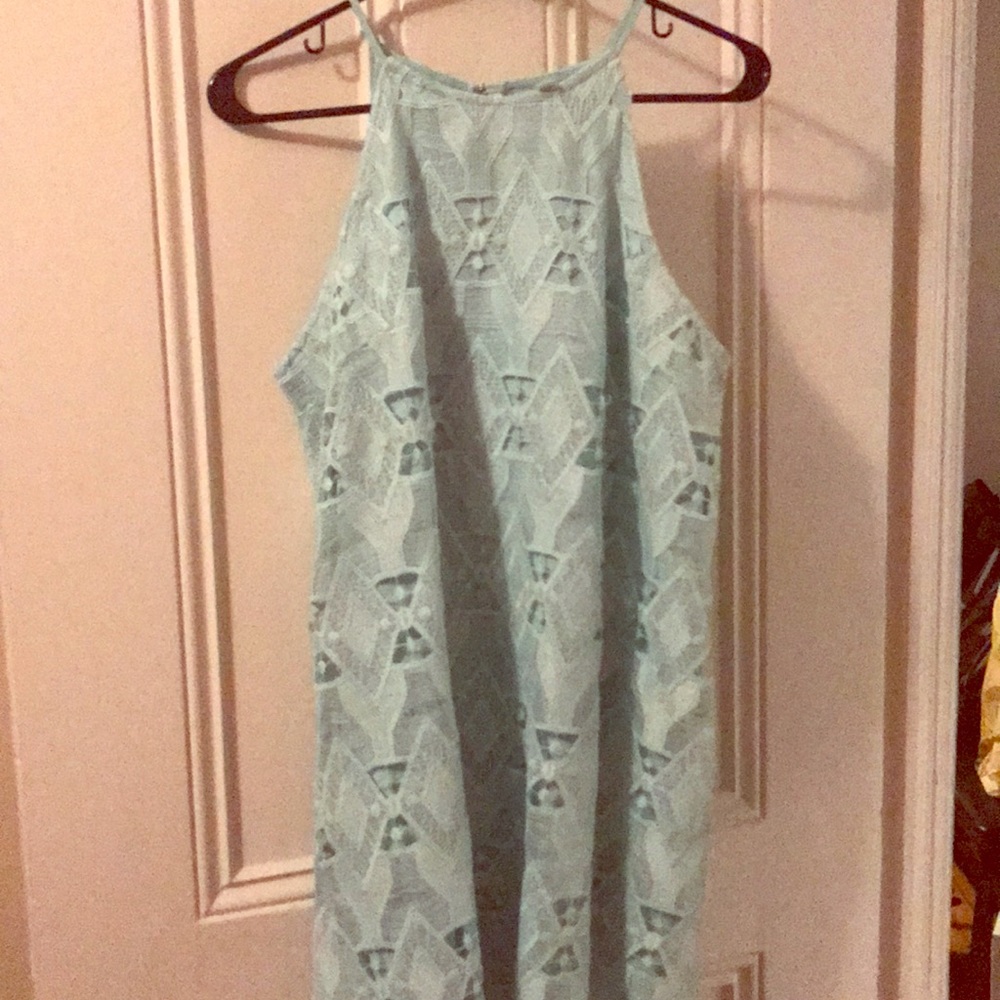 Mint Green lace dress